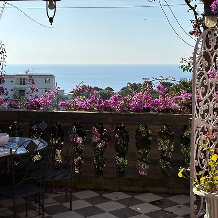 Luxury House In Villa Pompeiana Via Camerelle Con Terrazza Vista Mare Капри Екстериор снимка